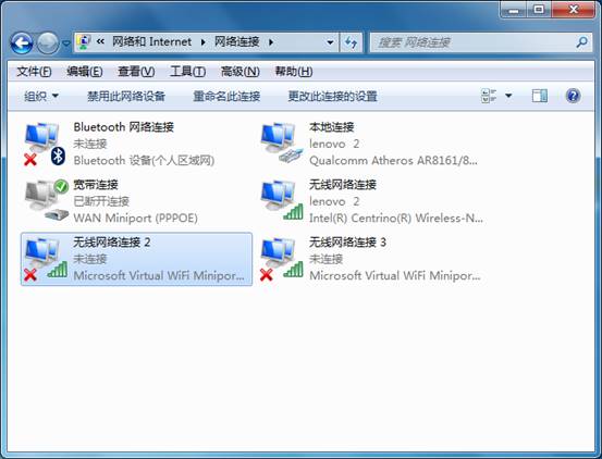 w7ϵͳʹʱʾwindows޷wireless pan dhcp serverĽ